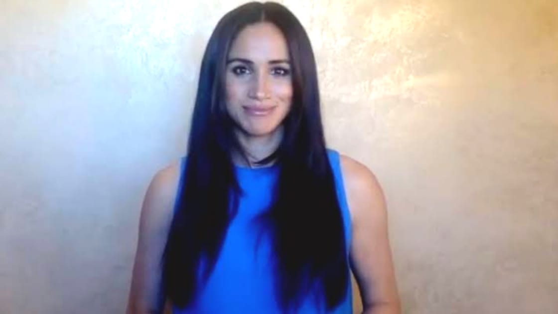 She's making a statement with hair that long - it represents strength and a sense that she's really got everything sorted.