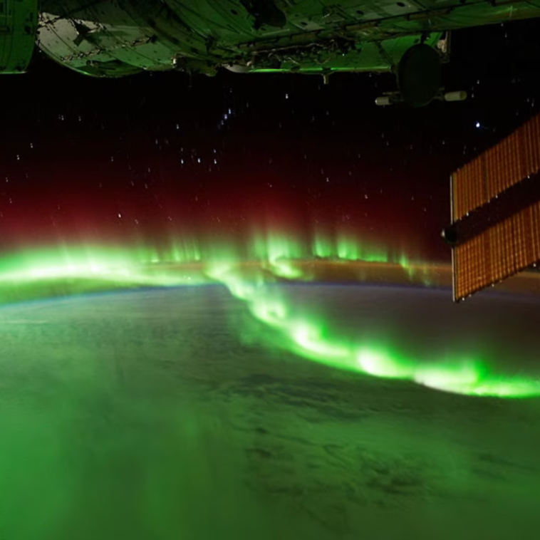 ISS Astronaut Captures Stunning Timelapse of Auroras and Meteors