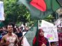 Bangladesh University students protest against the conventional quotas system.