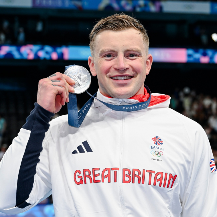 100m Breaststroke runner up Adam Peaty tears up