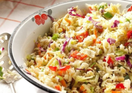 Crunchy Ramen Salad to enlighten your mood