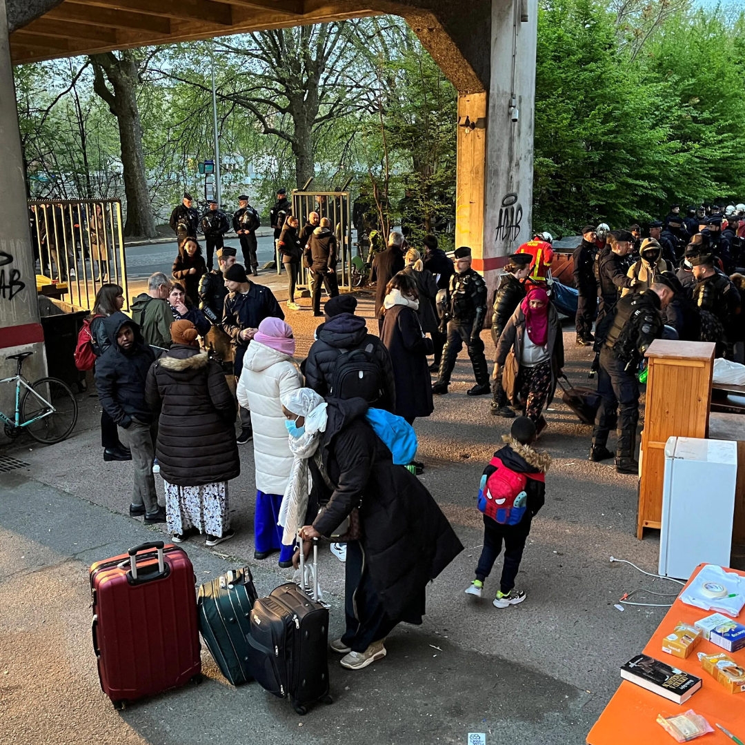Migrants and Homeless being cleared out of Paris during The Olympics