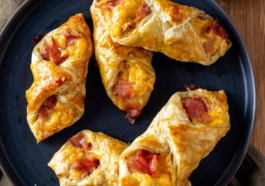 Easy Ham and Cheese Pastry Puff recipe