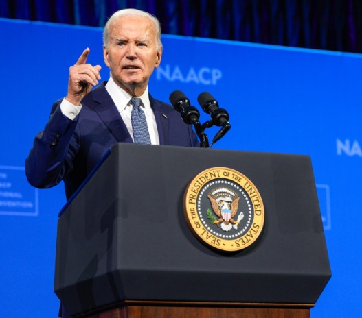 Joe Biden says he stepped back from Presidential race to save democracy
