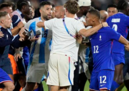 France and Argentina Clash at Final Whistle of Olympic Grudge Match