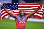 USA’s Noah Lyles wins 1st Olympic gold medal in the 100m final