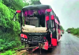 Bus crashes off Nepal highway 14 killed, 16 injured