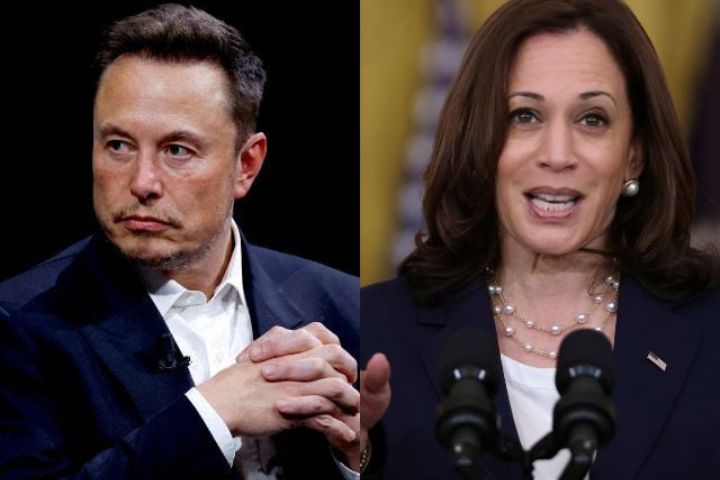 Elon Musk invited Kamala Harris on an X live