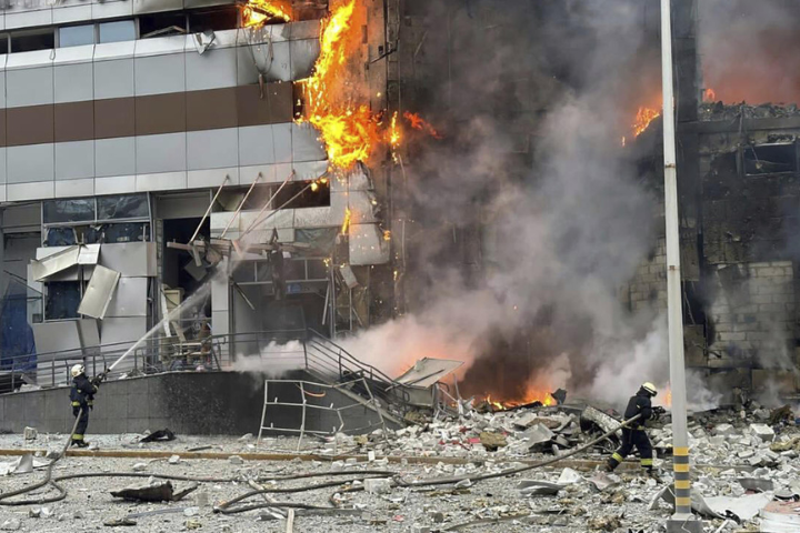 Russia launched a missile and drone attack on Ukraine