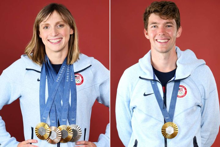 Katie Ledecky and Nick Mead Chosen as Flagbearers for the Paris 2024 Olympics Closing Ceremony