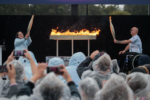 Paralympic flame lighted before the games begins