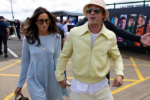 Brad Pitt Arrives at venice festival with girlfriend Ines de Ramon