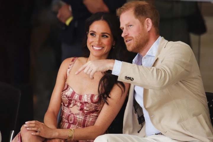 Meghan Markle Wears UK Friend's Fashion Brand in Colombia