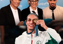 Algeria rolls out the red carpet for boxer Imane Khelif.