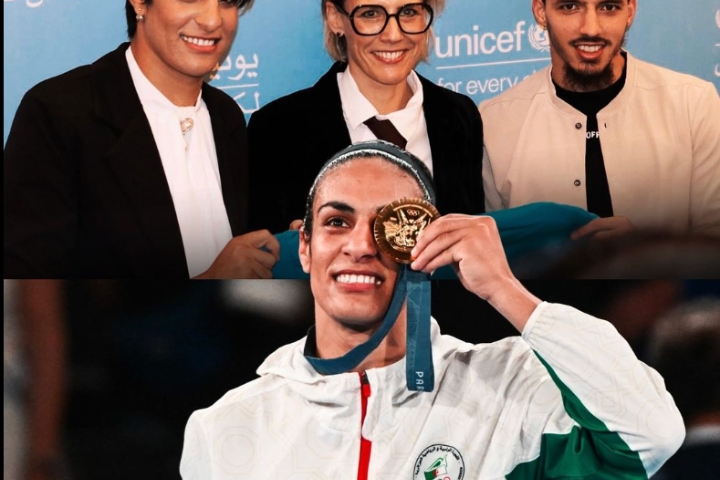 Algeria rolls out the red carpet for boxer Imane Khelif.