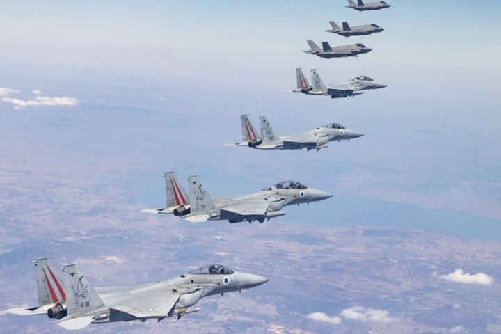 Israel Airstrikes In Lebanon As Hezbollah Targets Israel