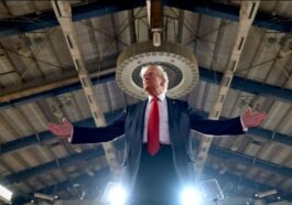 Picture showing Donald Trump in a flight with Project 2025 head goes viral