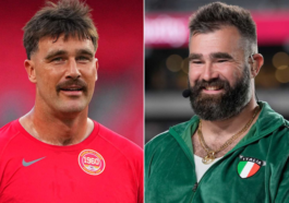 Travis Kelce makes fun of his brother’s dancing video