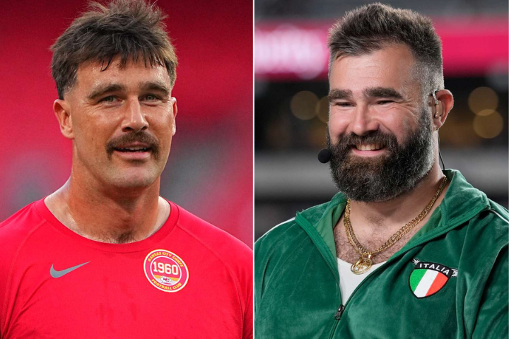 Travis Kelce makes fun of his brother’s dancing video