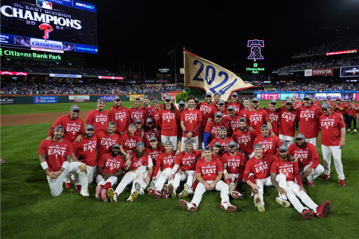 Phillies Clinch NL East Title for First Time Since 2011 with 6-2 Win