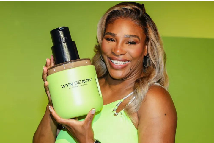 Serena Williams Stuns with Retro Wyn Beauty Launch