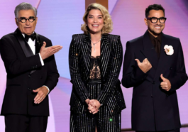 Schitt’s Creek Stars Reunite on Emmy Stage