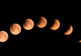 Super Harvest Moon And Partial Lunar Eclipse Shine Tonight