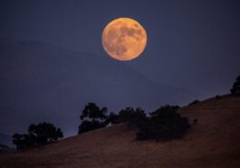 Stunning Partial Eclipse 'Bites' Harvest Supermoon in Rare Event!
