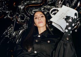 Kim Kardashian Ices Back in Leather Outfit