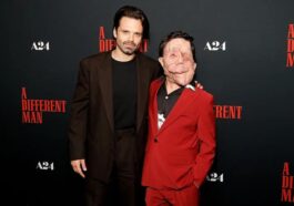 Sebastian Stan talks about his character alongside Adam Pearson