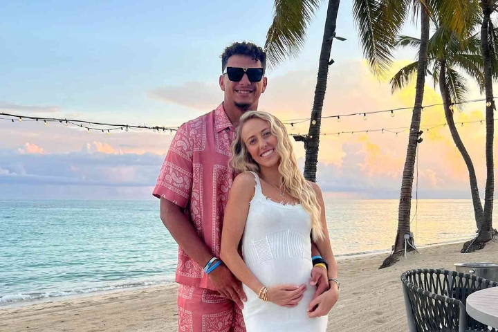 Brittany Mahomes Shows Pride for Husband Patrick with Sideline Hug