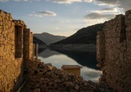 Lake Mornos Dries Up Due To Drought In Greece