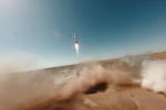 Drone Footage Shows Chinese Rocket Exploding