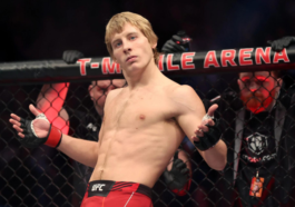 Paddy Pimblett Celebrates Wildly During A Premier League Match