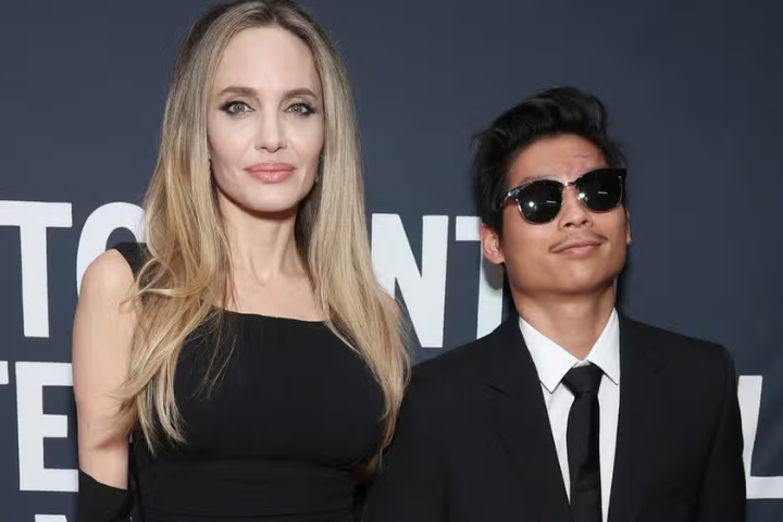 Hayek Praises Jolie's Sons' Hard Work in ‘Without Blood’