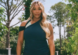 Serena Recreates Iconic Look for Wyn Launch