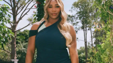 Serena Recreates Iconic Look for Wyn Launch