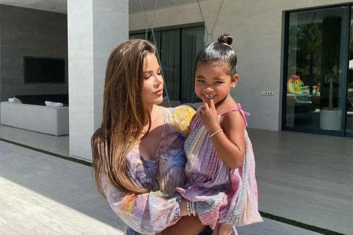 Khloé Kardashian shares old video of her daughter
