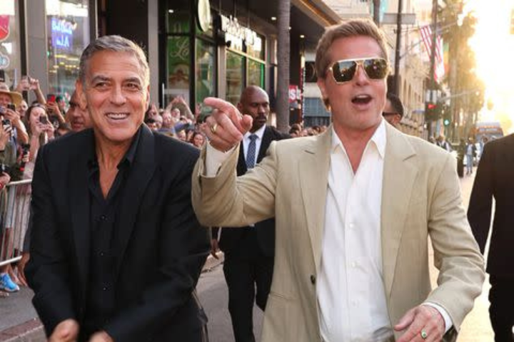 George Clooney Calls Acting with Brad Pitt in 'Wolfs' Effortless