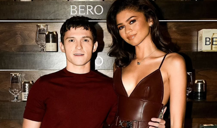 Zendaya Dazzles at Tom Holland’s Beer Line Launch Event