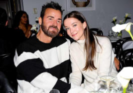 Justin Theroux & Nicole Bloom at Downey Jr.'s Broadway Debut