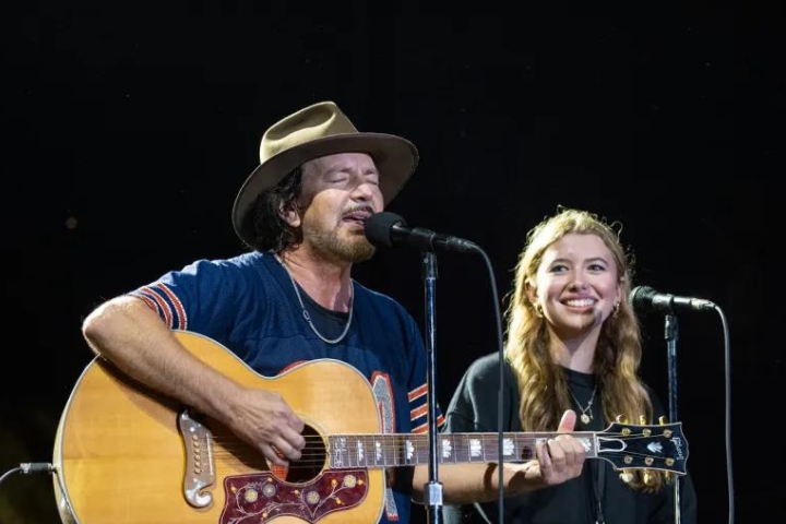 Eddie Vedder & Harper Cover Taylor Swift at Ohana Fest 2024