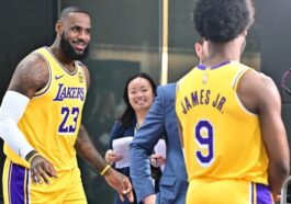 LeBron and Bronny James Shine at Lakers Media Day Together