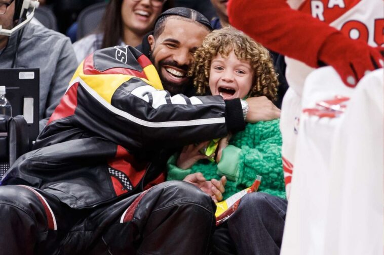 Drake Celebrates Adonis' 7th Birthday with Fun SpongeBob Party!