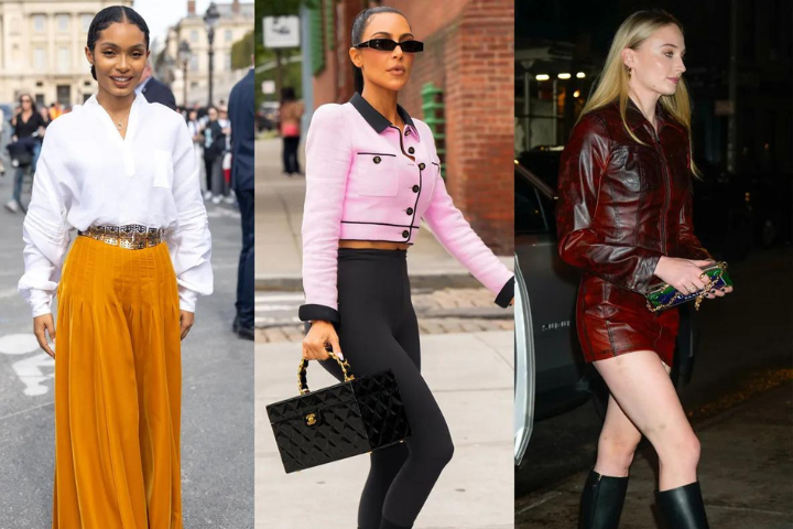 Kelly Clarkson and Nicole Kidman Sport Long-Sleeve Dresses for Fall