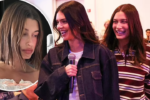 Hailey Bieber Jack Blues Concert Cinnamon Roll Confetti