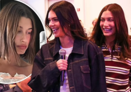 Hailey Bieber Jack Blues Concert Cinnamon Roll Confetti