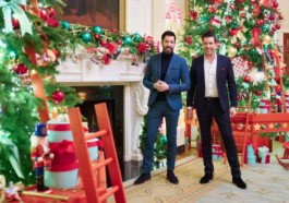Drew and Jonathan Scott Start Christmas Early with Festive Decor