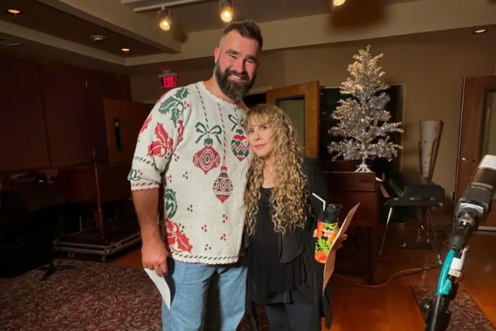 Jason Kelce Tops iTunes Holiday Chart with Stevie Nicks Duet