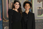 Idina Menzel and Son Walker Shine at Wicked Premiere